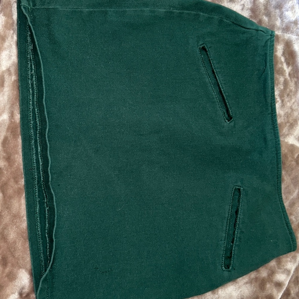 Pre owned Forever 21 Womens Forrest Green Denim Jean Mini Skirt